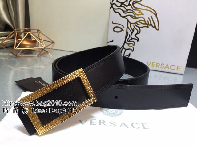VERSVE男士高端皮帶 範思哲Versace美杜莎頭像搭扣皮帶  jjp1488